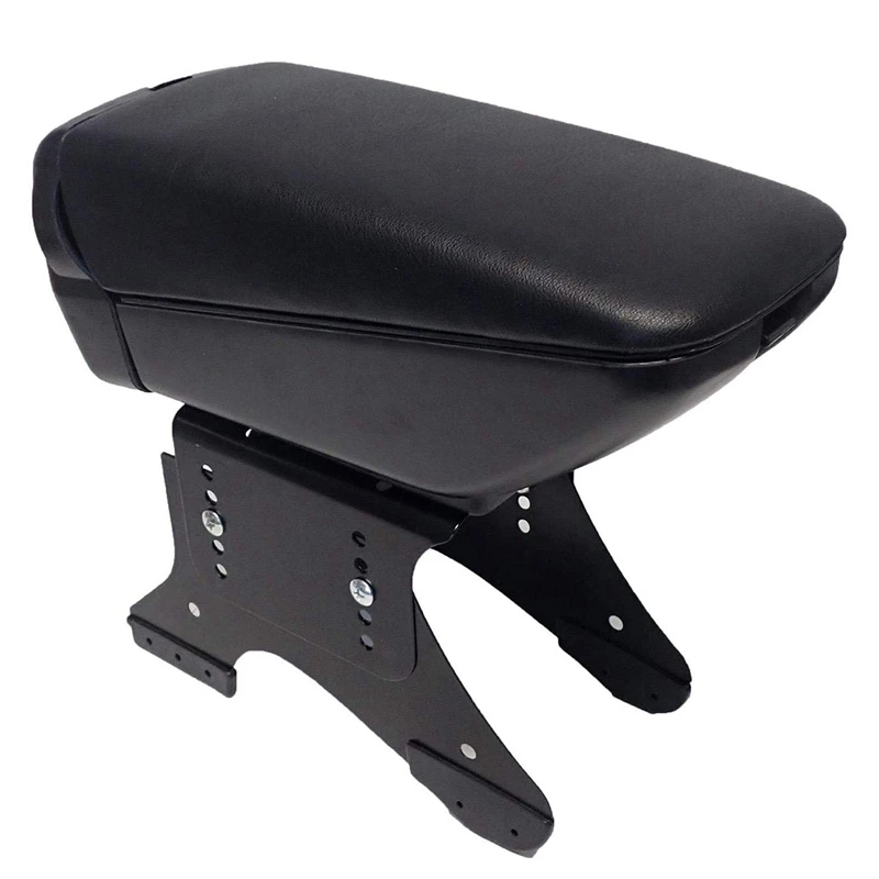 

Universal Car Centre Console Black ArmRest Includes Coinholder and Drink Holder - Strong and Durable Two Cups Holder