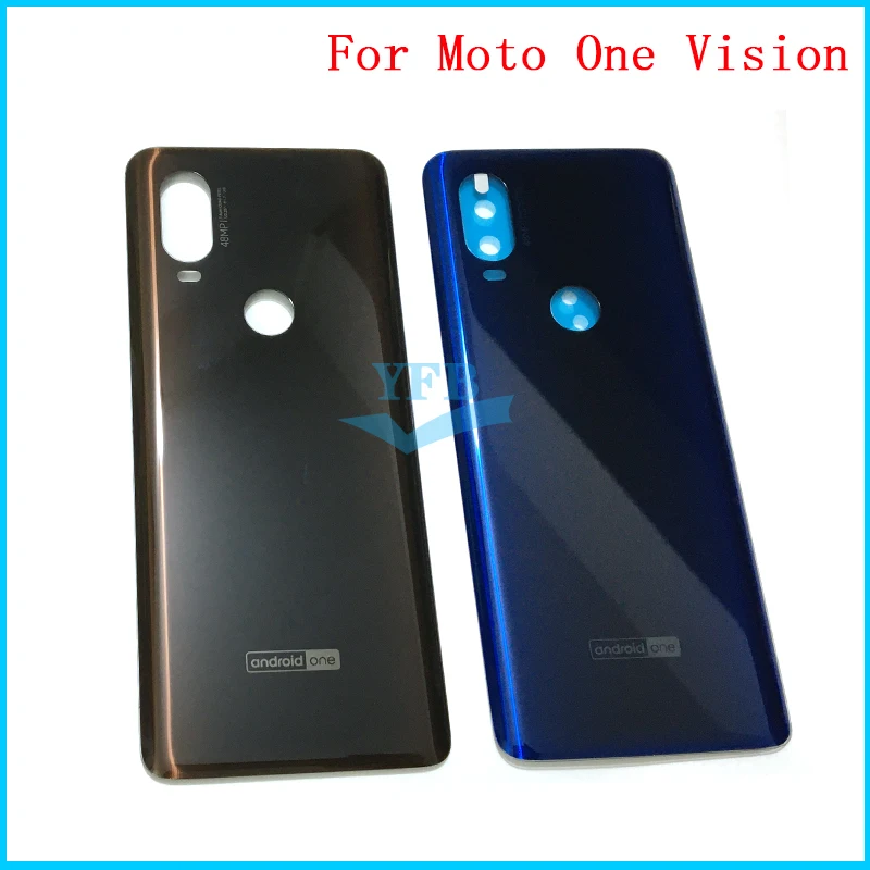 

High Quality Back Cover Battery Case Rear Housing Cover For Motorola Moto One Vision P50 XT1970