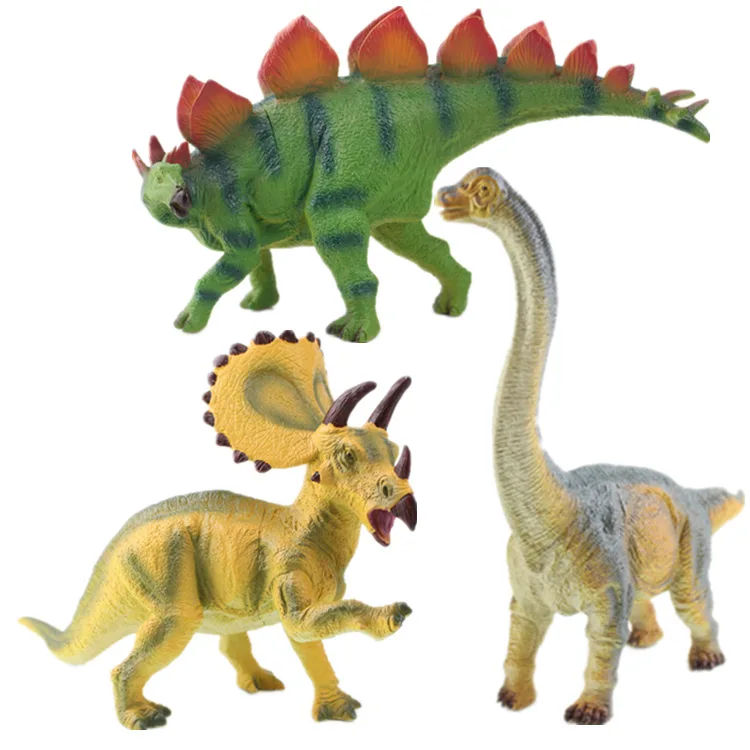 Динозавр Юрского периода Модель игрушки Реплика T-REX Трицератопс динозавр игрушка детский подарок