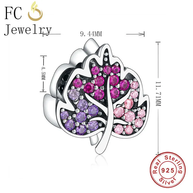 FC ювелирное изделие оригинальный бренд подвески браслет 100% Серебро 925 пробы