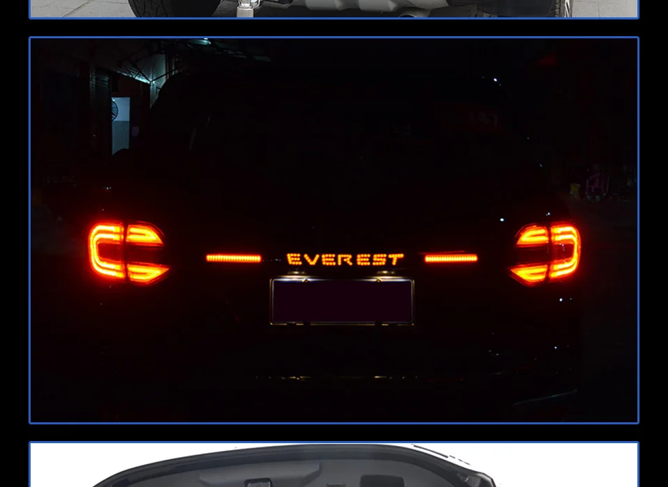 Задний фонарь для автомобиля Ford Everest- Endeavour светодиодный задние фары, противотуманные фары Дневные ходовые огни DRL автомобильные аксессуары