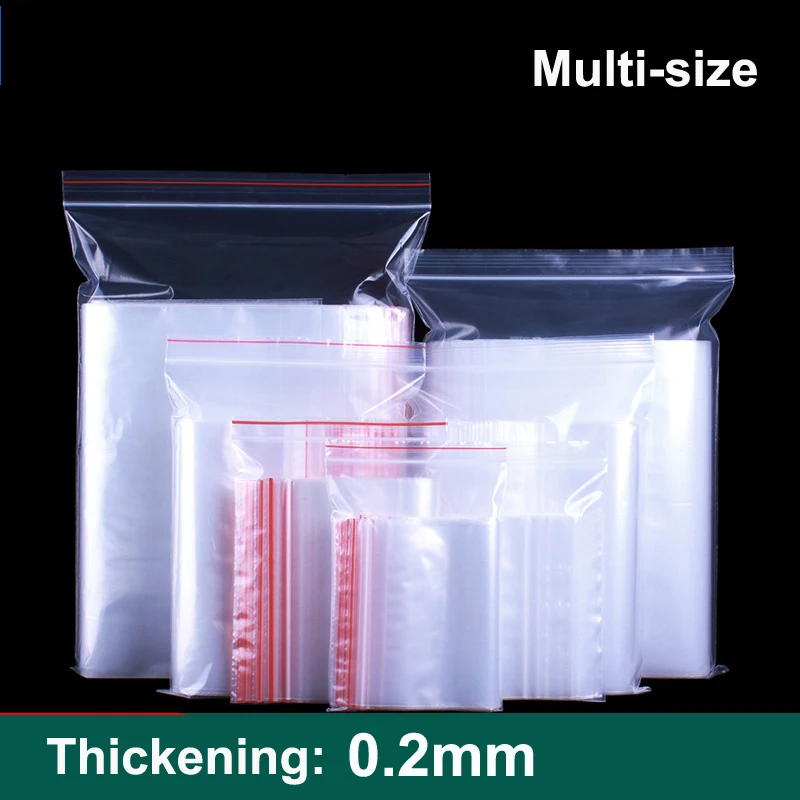 Пакет на молнии полиэтиленовый пластиковый герметичный пакет прозрачный 20
