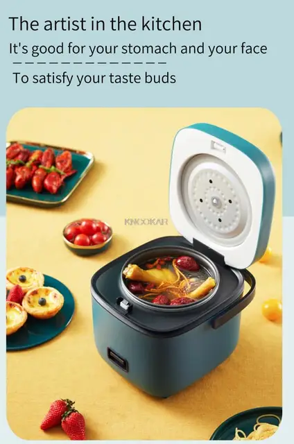 Peach Shaped Electric Rice Cooker Intelligent Mini Electric Rice Cooker  Household 1-2-3-4 People Kitchen Appliances Cooking