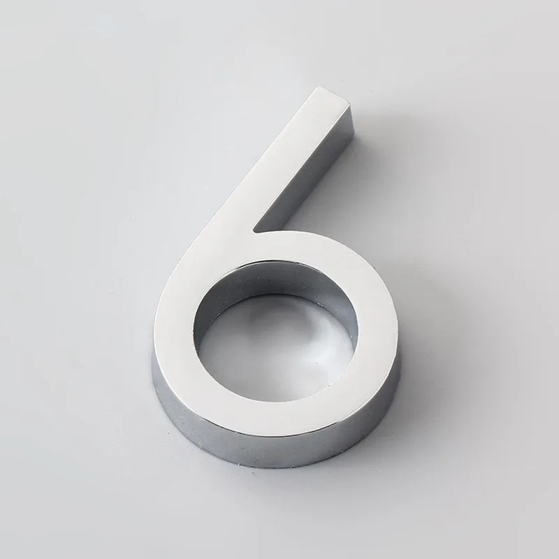 House number signs 1pc 3D numeral door plaque house drawer sign plating gate digits 0 to 9 plastic tag hotel home sticker address