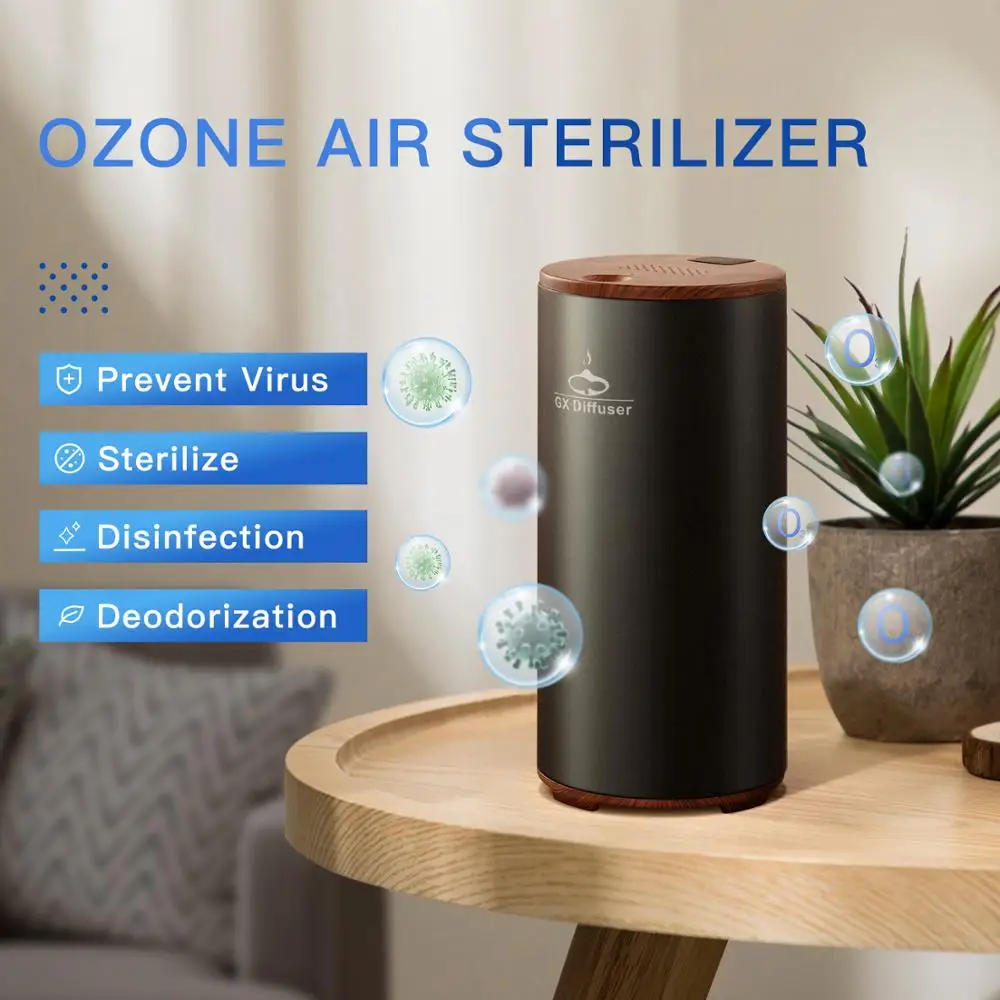 GX.Diffuser Home Use Ozone Portable Air Purifier Rechargeable USB