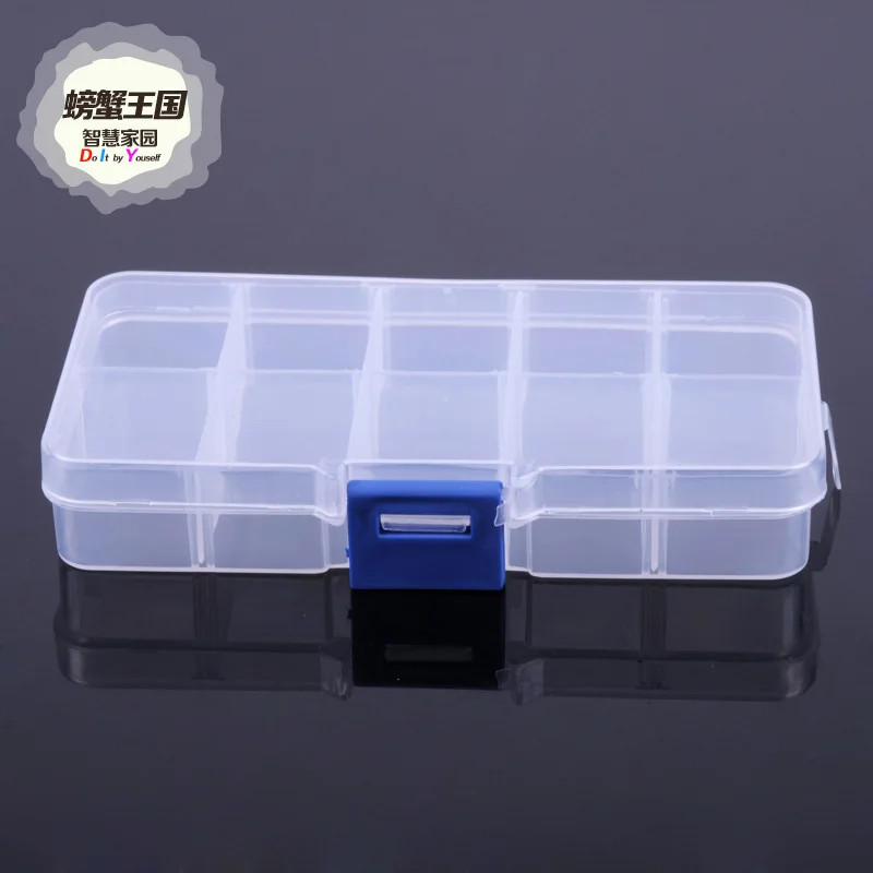 

Crab Kingdom Storage Box Parts Box Plaid Box Accessory Box Electronic Components Box Variety Plaid