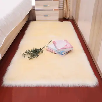 

Rectangle Soft Plush Carpet Rug Floor Mat Cushion Living Room Bedroom Decor