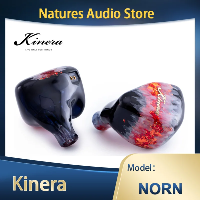 

Hi-Fi наушники-вкладыши KINERA NORN 4BA 1DD, с ремешком 2,5 мм