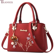 Модная брендовая женская сумка Transer из искусственной кожи, большая сумка на плечо, женская большая Повседневная Сумка-тоут, сумка через плечо
