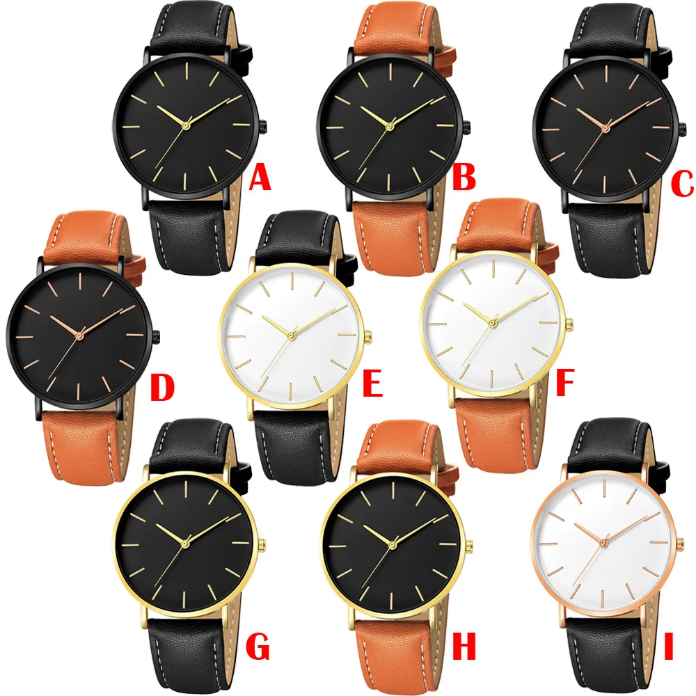 Geneva часы для мужчин Дата Мода Роскошный чехол из сплава Синтетическая кожа часы Аналоговые Кварцевые Спортивные Наручные Часы Relogio Masculino