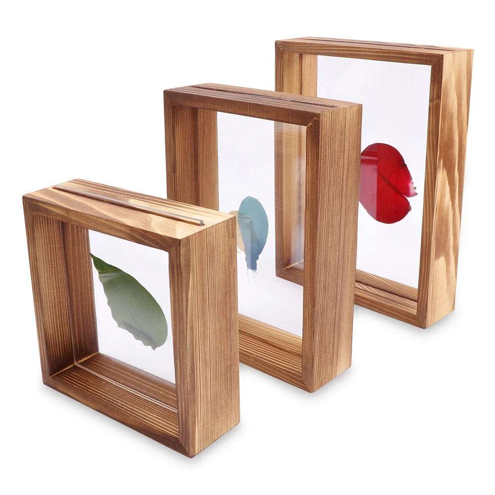 Wood Canvas Frame Wood Photo Frame Photo Frame Wood Frame Art Frames Wood Picture Frame Wooden Vintage Photo Frame Home Decor Art Mini Pictures Frames Picture Holder Plant Specimen Holder DIY Frame Wedding Decor