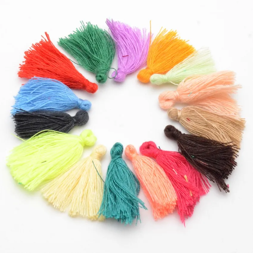 Jewelry DIY mixed Types Tassel Findings Flower Silk Polyester Drop Earring Tassel 10~30pcs for Jewelry DIY Graft tassel fringe,tassel decoration,tassel accessories,tassel trim,mini tassels