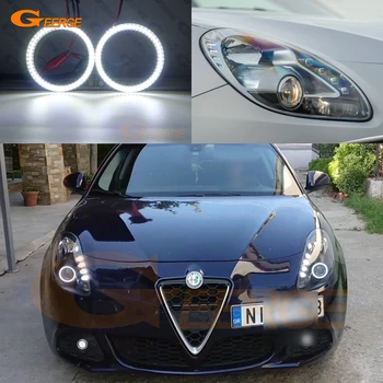 

For Alfa Romeo Giulietta 2010-2018 Excellent Ultra bright illumination smd led Angel Eyes DRL car Accessories