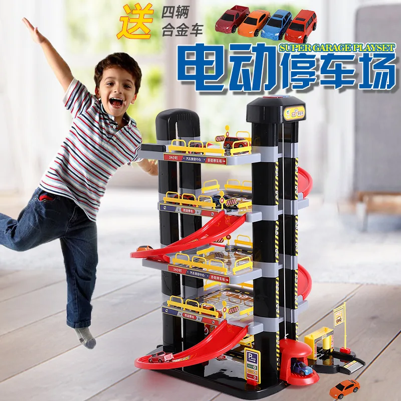 

Online Celebrity Multilayer Small Garage Camera Track Assembled Car Building Automatic Height Adjustable Elevator Educational CH