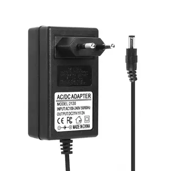 

21V 2A EU US plug power adapter AC100-240V//50/60Hz for 18650 Lithium Battery Charger DC5.5mm Plug Power Adapter Charger