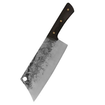 

Camping Serbian Chef Knife Full Tang Cleaver Forged Chinese Butcher Cutlery Knife Handmade Sliced Chef Kitchen Chopping Knife