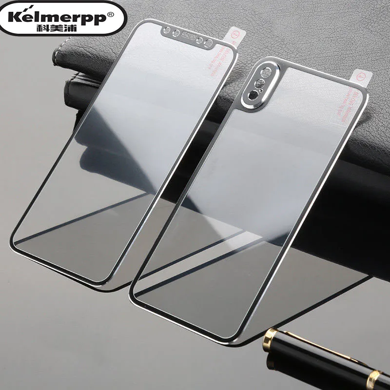 3D изогнутый край переднее и заднее закаленное стекло для IPhone X полная защита