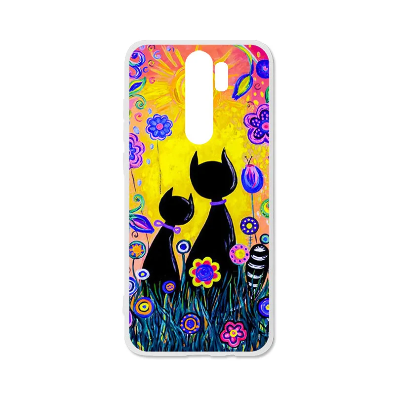 Мягкий чехол из ТПУ для Xiaomi Redmi Note 8 Pro, силиконовый чехол-бампер для телефона с цветочным рисунком для Xiomi Redmi Note8 Pro Note 8T 8A, чехлы - Цвет: N096
