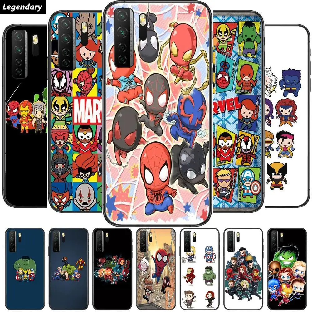 Милый черный мягкий чехол kawaii с пухом для Huawei Nova 8 7 6 SE 5T 7i 5i 5Z 5 4 4E 3 3i 3E 2i Pro чехлы