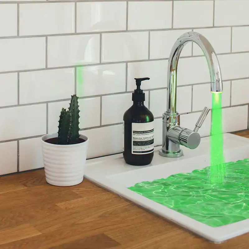 

3 Changes Color Depending on water temperature Colorful LED Water Faucet Light for Kitchen Bathroom Washing Shower