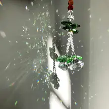 1 Набор из 2 шт. хрустальных шаров, Ловцы солнца, люстра, кристаллы, шар, призма, подвеска, радуга, производитель, Висячие, солнечные Ловцы, орнамент