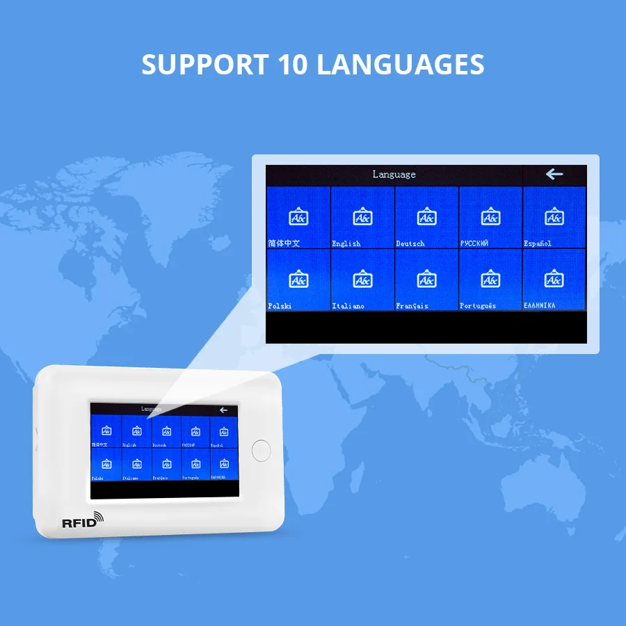 Беспроводная сигнализация Towode с сенсорным цветным экраном Wi Fi GSM 3G IOS Android 433