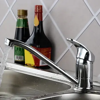 

JUSHFO 360 Degree Rotated Bath Basin Faucet Brass Alloy Faucet Brush Sink Mixer Tap Vanity Hot Cold Water Bathroom Faucets