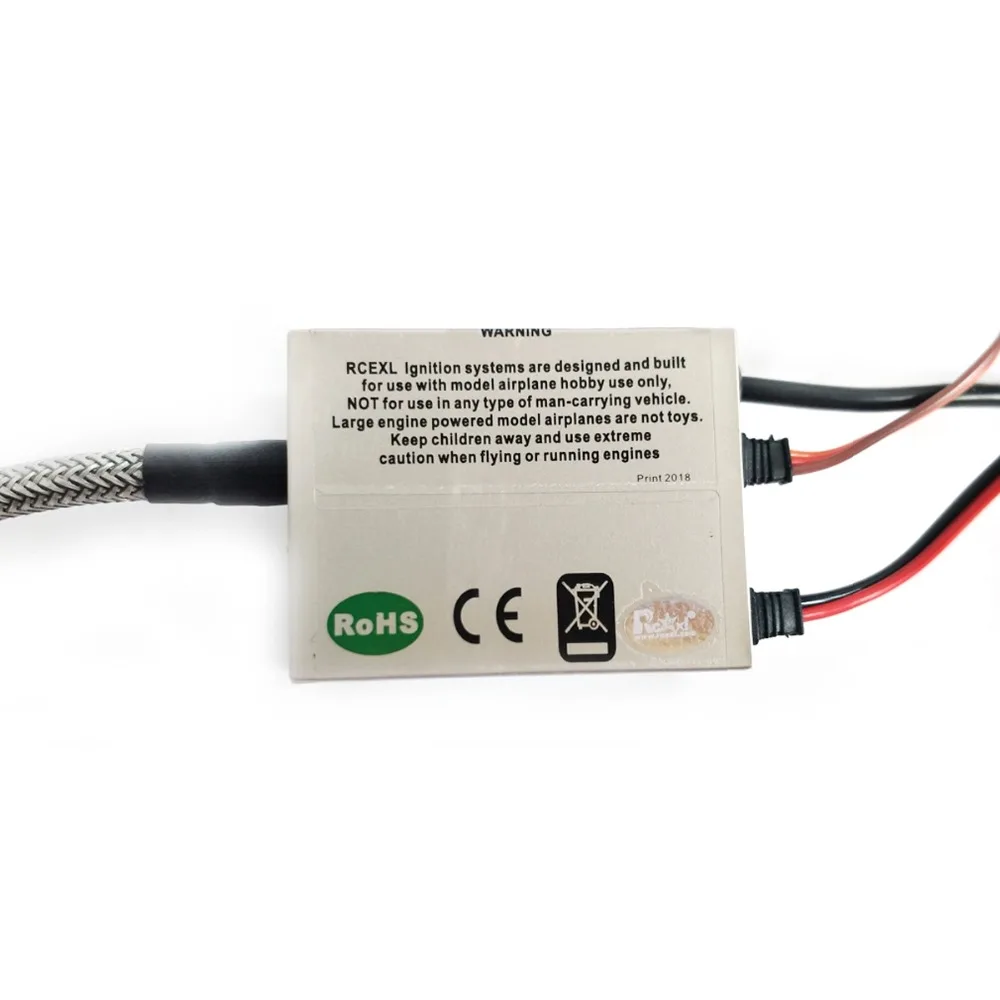 Rcexl Single CDI зажигание для RC модели NGK CM6 10 мм Свеча зажигания 90 градусов DA DLE газ