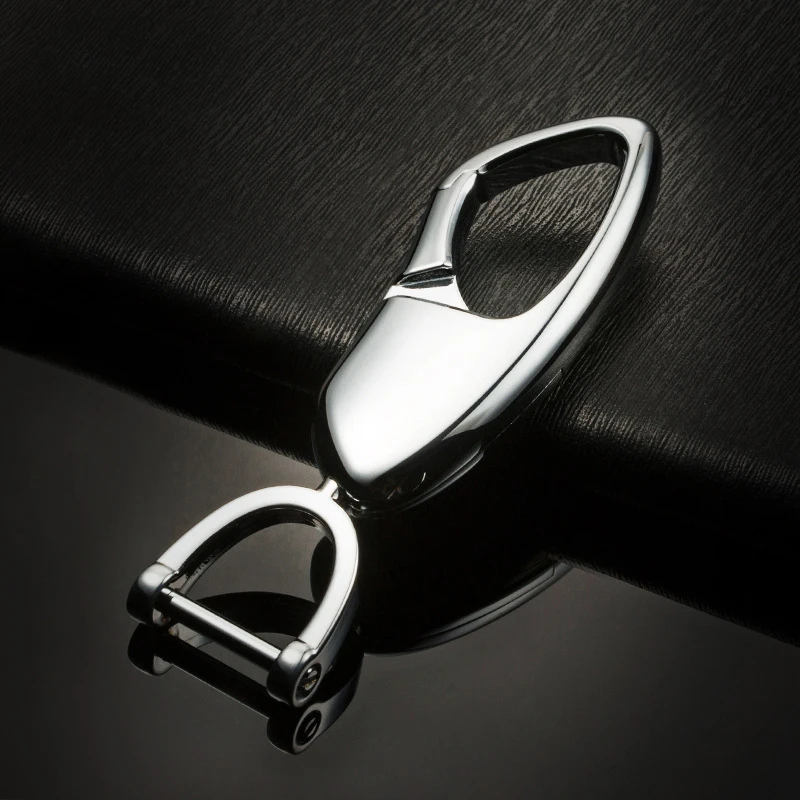 Silver With box Модный брелок для ключей из сплава, брелок для Honda Civic Mini Cooper R60 Smart Fortwo Mercedes Benz W203, брелок, подвеска для автомобиля - Название цвета: Silver With box