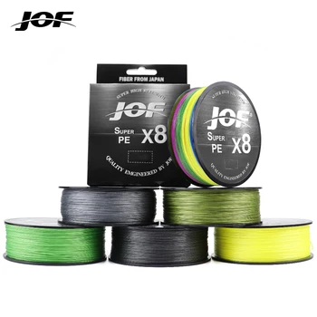 

JOF 500M Fishing Line 8 Stand Pro Super 8 Slick Braided Power Japan PE Fishing Line Multifilament 0.14mm-0.50mm Stealth line