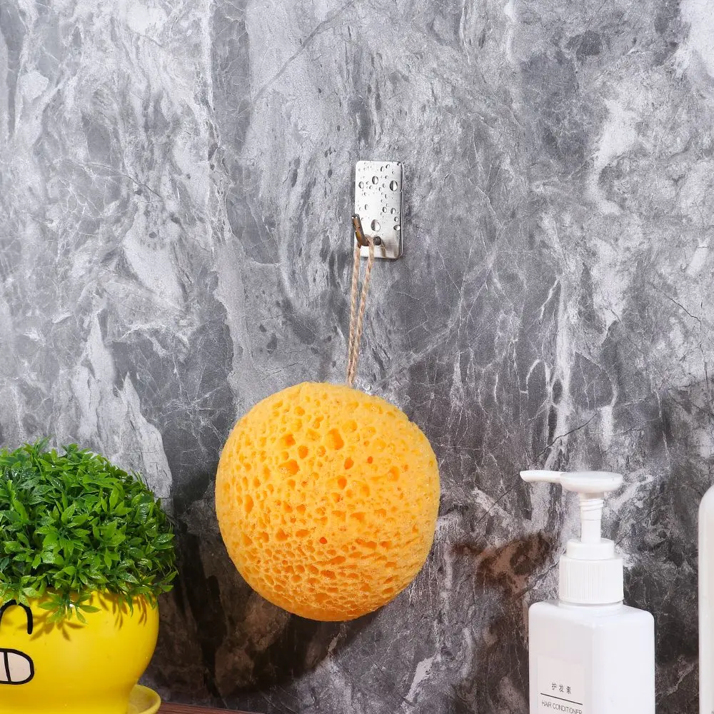 Stainless Steel Hook Adhesive Hooks Wall Hanger Wall Clothes Hook Kitchen Hook Towel Hook Self Adhesive Sticky Kitchen Home Bathroom Key Bag Hanger Storage Hanging Holder Waterproof Towel Rack