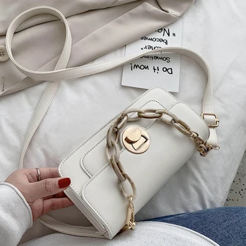

PU Leather solid Color Crossbody Bags For Women 2020 Fashion Small Shoulder Bag Female Handbags luxury bag clutch purse