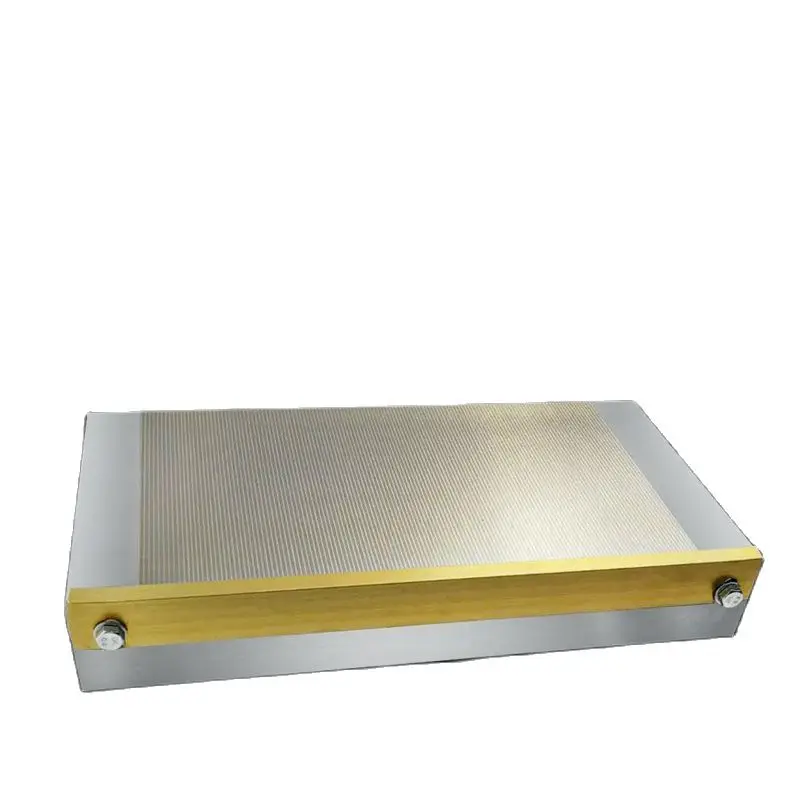 100*175mmUltrapowerful Grinder Sucker Cnc Permanent Magnetic Detail Disk Flat Plate Dense Brass Magnetic Table Engraving Machine