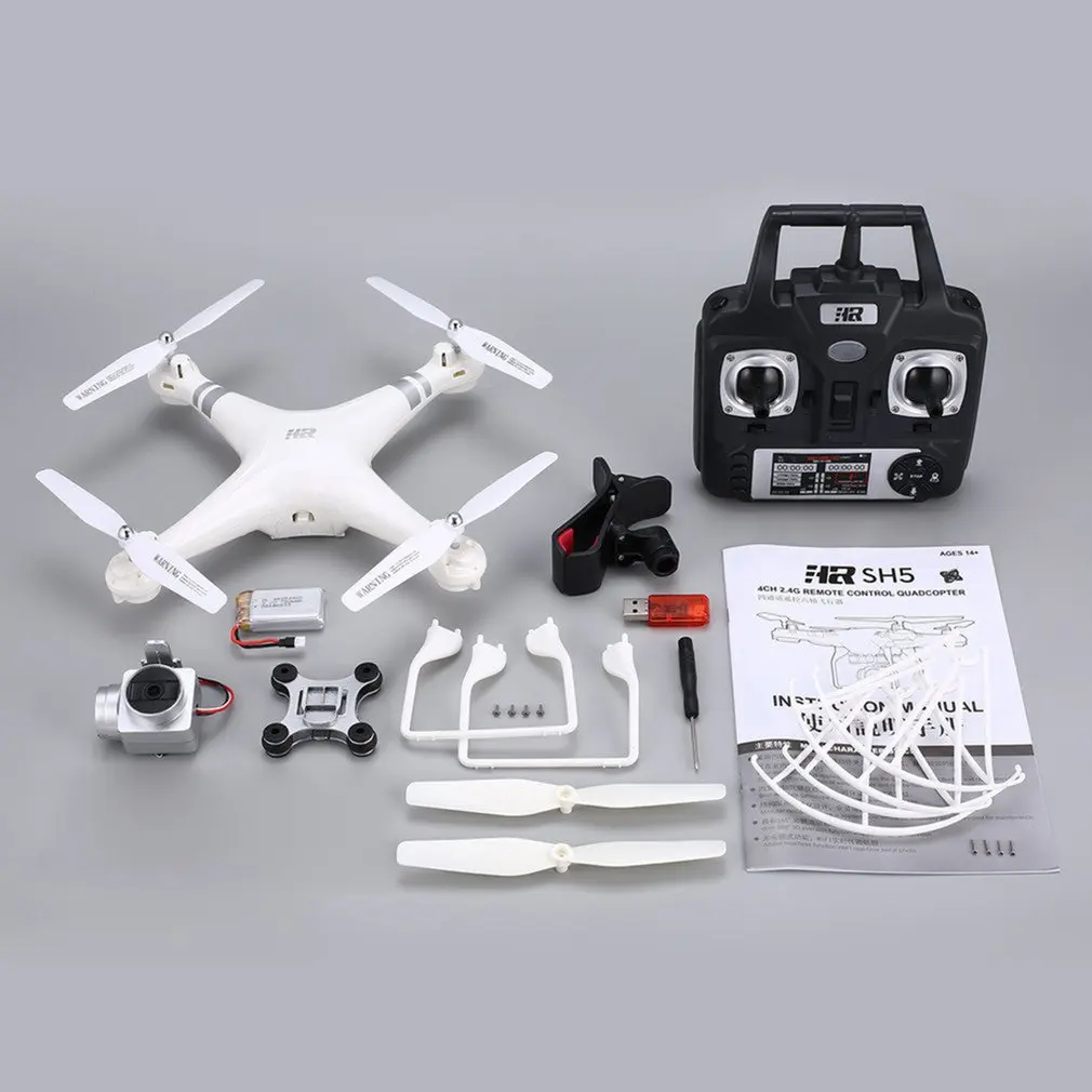 

SH5H 2.4G FPV Drone RC Quadcopter with 1080P Wide Angle Wifi HD Camera Live Video Altitude Hold Headless Mode One Key Return