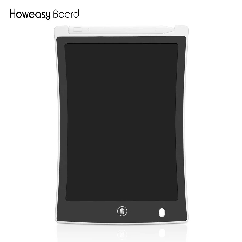White English 8.5 Inch Kids Educational Toys LCD Wordpad Digital Drawing Graphic Learning Toys Portable Electronic magic Tablet Drawing Tablet - Цвет: White English