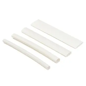

20Pcs White 3/4: 1 Heat Shrink Tubing Wrap Wire For iPhone For iPad For Android For Samsung Data Line Heatshrink Tubes