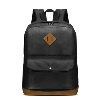 

Simple Solid Color Backpack Men and Women Sports Bag Middle School Student School Bag Outdoor Waterproof Travel Bag