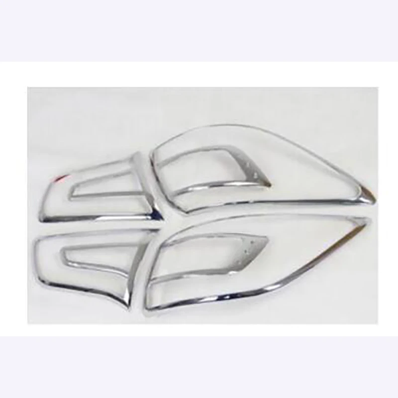 

Free shipping ABS Chrome Rear Tail Light Lamp Cover Trim 2Pcs/Set For 2010 2011 2010