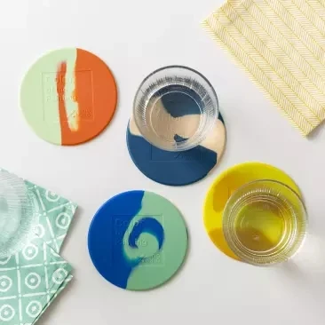 Xiaomi color coaster Ван Гог анти-обжигающий коврик для обеденного стола умный дом