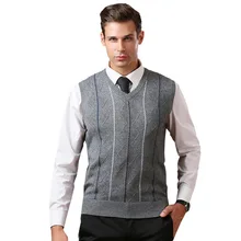 Модный брендовый свитер для мужчин s пуловер приталенная жилетка вязаные Джемперы клетчатый осенний повседневный мужской жилет в Корейском стиле