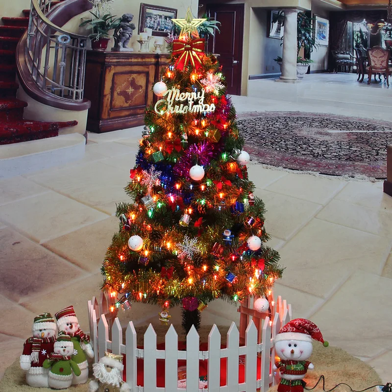 

Simulation Christmas Tree PVC Pine Needle Christmas Tree Pink Desktop Mini Tree Ornaments for Home Festival Bar Decoration