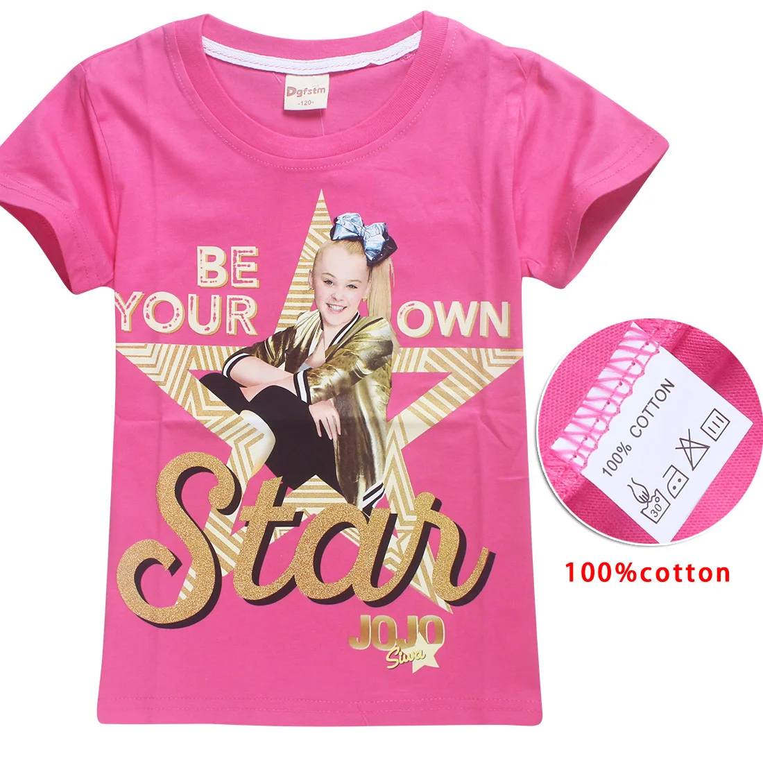 Jojo Siwa/Новинка; летнее платье для девочек; детская одежда; одежда для сна; платье принцессы на день рождения с бантом для волос; Радужная ночная рубашка; костюмы - Цвет: T8361