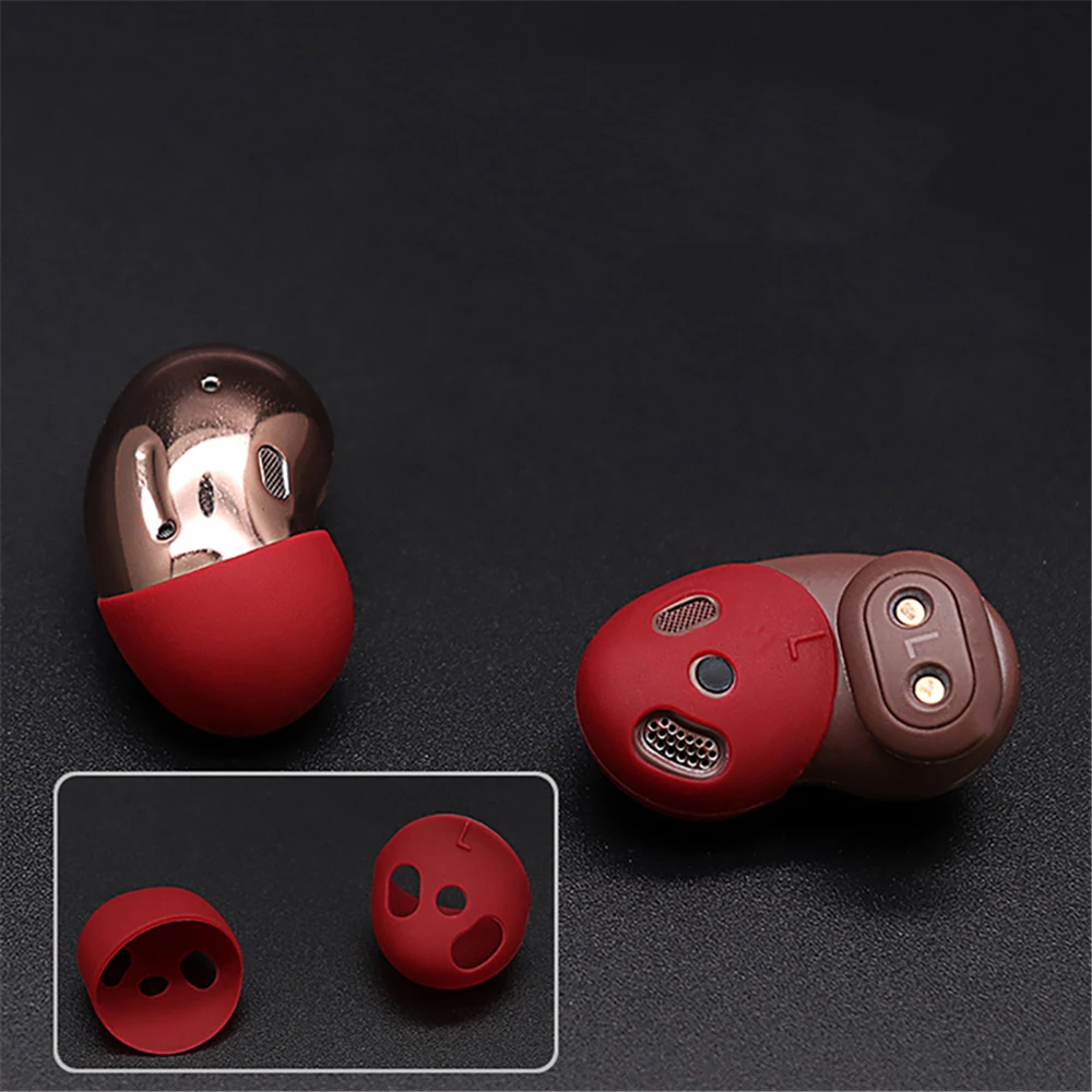 

1Pair Silicone Ear Tips for Samsung Galaxy Buds Live Bluetooth HeadsetEarbuds Earpads Leakproof Sound Non-slip Earphone Caps