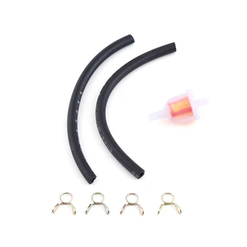 

Motorcycle Gasoline Fuel Filter Kit With Tubing Clips for Mini Moto Dirt Bike ATV Quad Oil Filter Universal Accessories