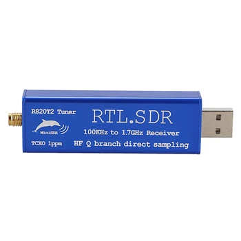 

RTL.SDR 2832U + R820T2 0.1MHz-1.7GHz TCXO ADSB UHF VHF HF FM USB Tuner Receiver