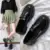 Женские однотонные черные мокасины из искусственной кожи Zapatos De Mujer Dropshipping 2020 Повседневная женская обувь на плоской подошве с круглым носком на платформе