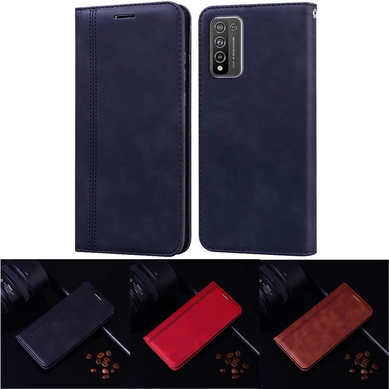 

Case For Huawei Honor 10X Lite Telefone Leather Flip Stand Cover Wallet Case For Honor 10X Lite Funda Magnet Shell Etui