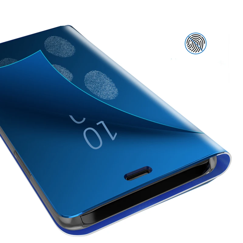 Зеркальный флип-чехол для huawei Honor 20 V ударопрочный корпус прозрачный кожаный чехол Pro s
