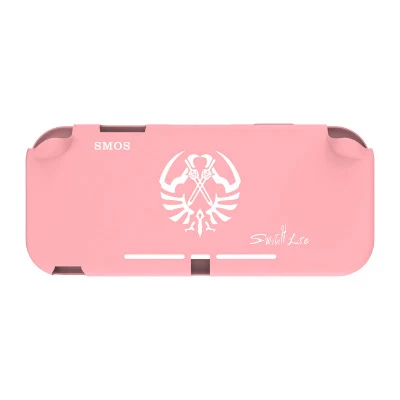 Для nintendo Switch Lite мини-чехол Мягкая силиконовая задняя крышка переключатель NS Lite рукоятка Coque оболочка защитный чехол - Цвет: Pink A