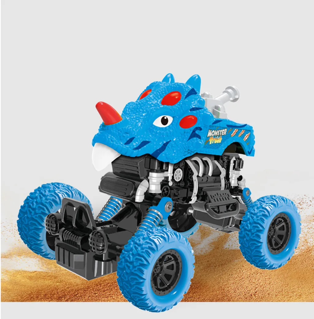 Children's toy car NEW Dinosaur Pull Back Cars Toys Colorful Dinosaur Car Toy Mini Pullback Vehicles 7.4